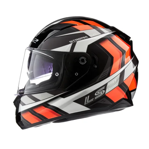 Casco 320 Stream Evo Loop Negro/ Naranja