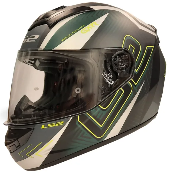 Casco Ls2 352 Rokkie Garr Negro Amarillo
