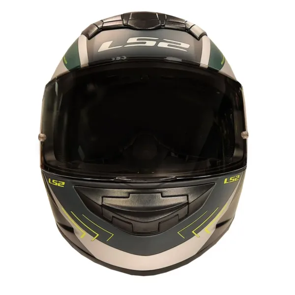 Casco Ls2 352 Rokkie Garr Negro Amarillo - Imagen 2