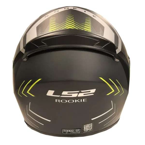 Casco Ls2 352 Rokkie Garr Negro Amarillo - Imagen 4