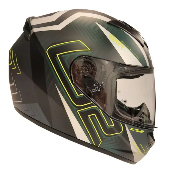 Casco Ls2 352 Rokkie Garr Negro Amarillo - Imagen 5