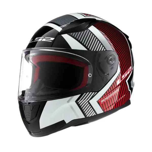 Casco LS2 353 Rapid Extra Negro Rojo