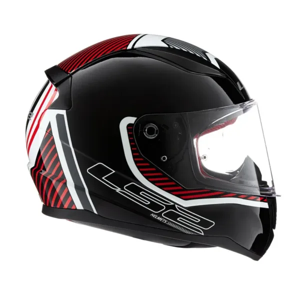 Casco LS2 353 Rapid Extra Negro Rojo - Imagen 4