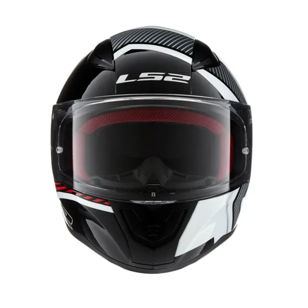 Casco LS2 353 Rapid Extra Negro Rojo - Imagen 5