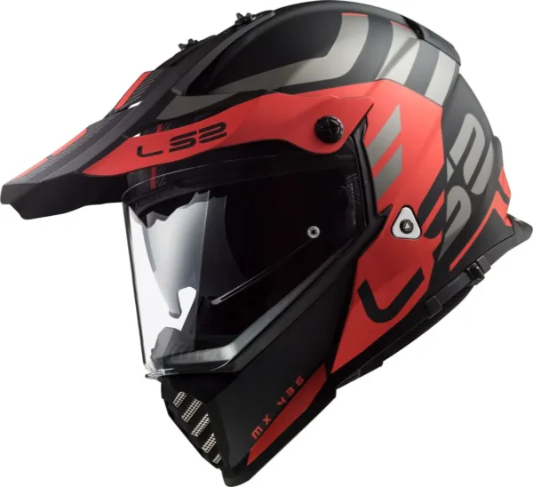 Casco LS2 MX436 Pioneer Negro Mate - Imagen 2