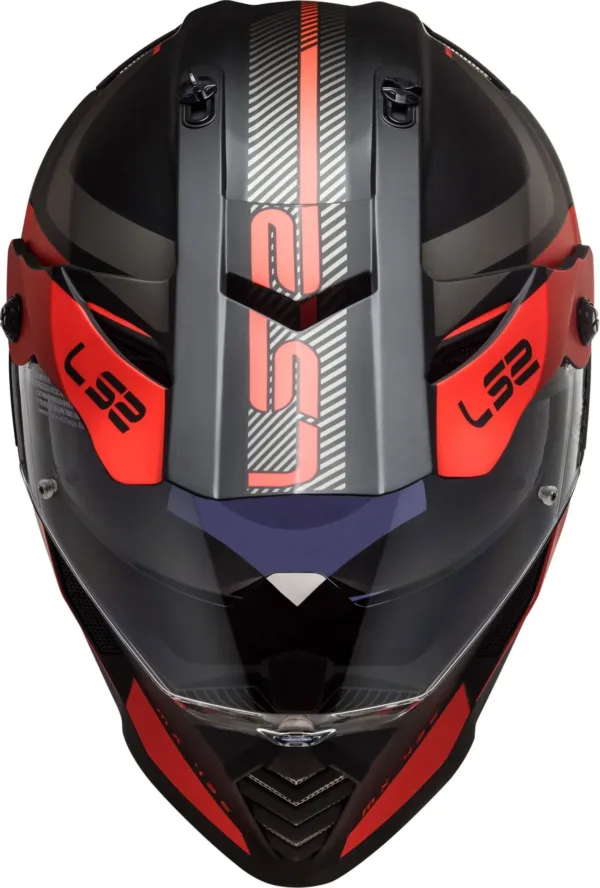 Casco LS2 MX436 Pioneer Negro Mate - Imagen 3