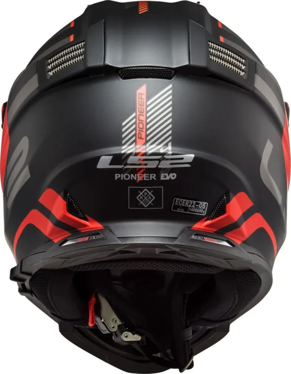 Casco LS2 MX436 Pioneer Negro Mate - Imagen 4