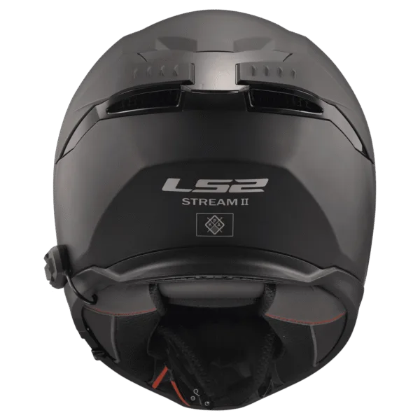 Casco Ls2 Stream II 808 Solid Negro Mate - Imagen 5