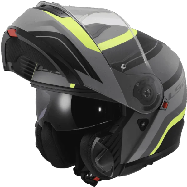 Casco LS2 908 Strobe Monza Negro Amarillo