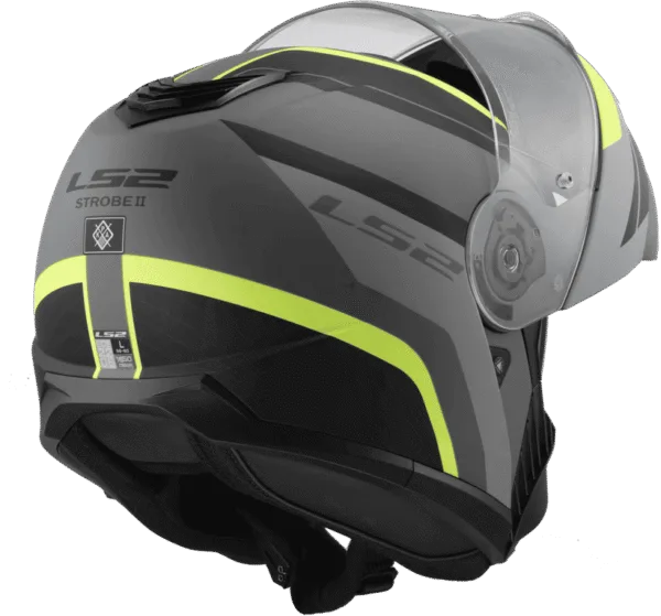 Casco LS2 908 Strobe Monza Negro Amarillo - Imagen 7