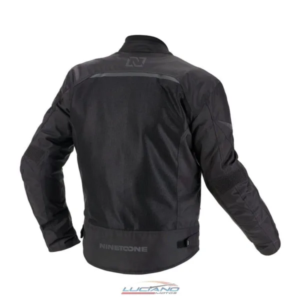 Campera Cordura NTO Fusion Summer Evo Hombre Negra - Imagen 2