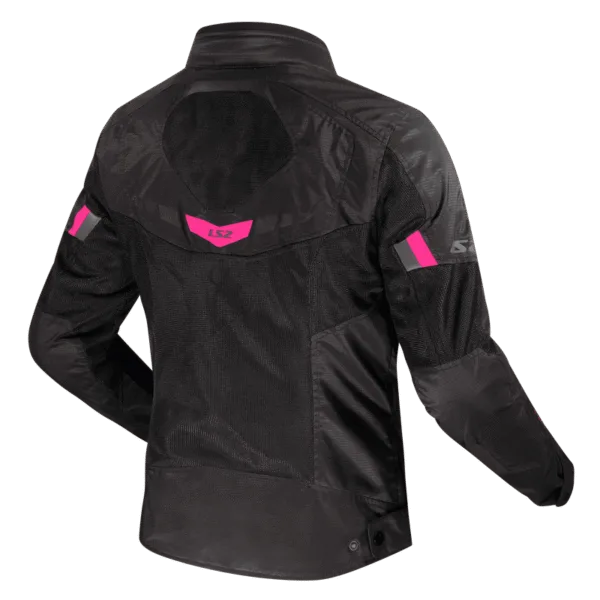 Campera Ls2 Garda Air Mujer Negra / Rosa - Imagen 2
