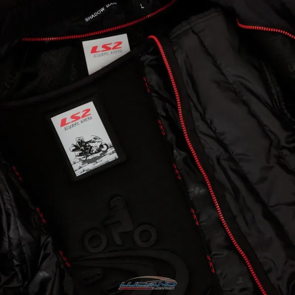 Campera LS2 Shadow Hombre Negra - Imagen 5