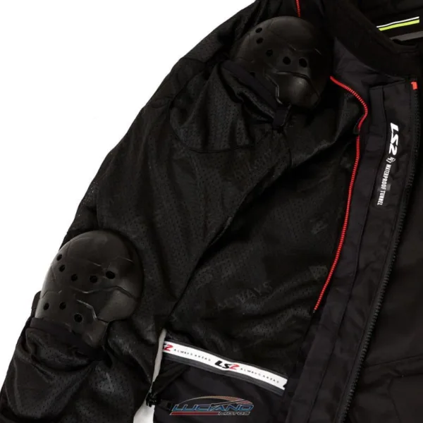 Campera LS2 Shadow Hombre Negra - Imagen 8