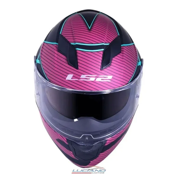 Casco 320 Stream Evo Level Turquesa Brillo - Imagen 3