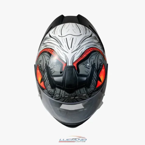 Casco Ls2 352 Rookie Fizzle Negro / Rojo - Imagen 5