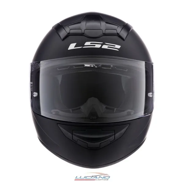 Casco LS2 352 Rookie Mono Mate Negro con Spoiler - Imagen 4