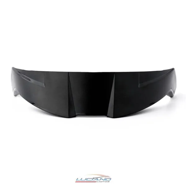Casco LS2 352 Rookie Mono Mate Negro con Spoiler - Imagen 6