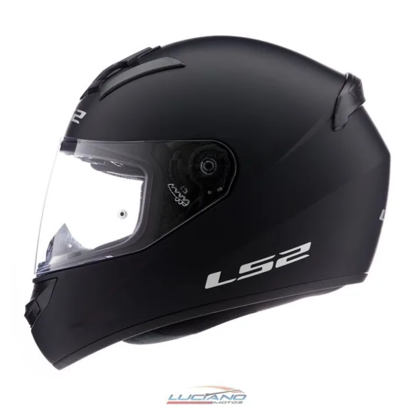 Casco LS2 352 Rookie Mono Mate Negro con Spoiler - Imagen 7