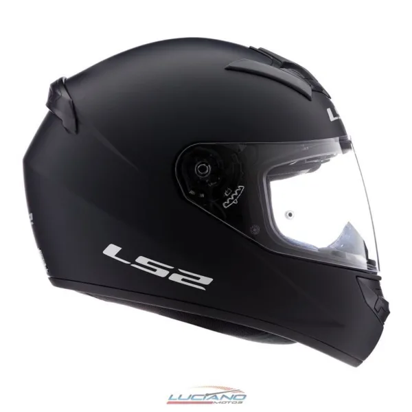 Casco LS2 352 Rookie Mono Mate Negro con Spoiler - Imagen 8