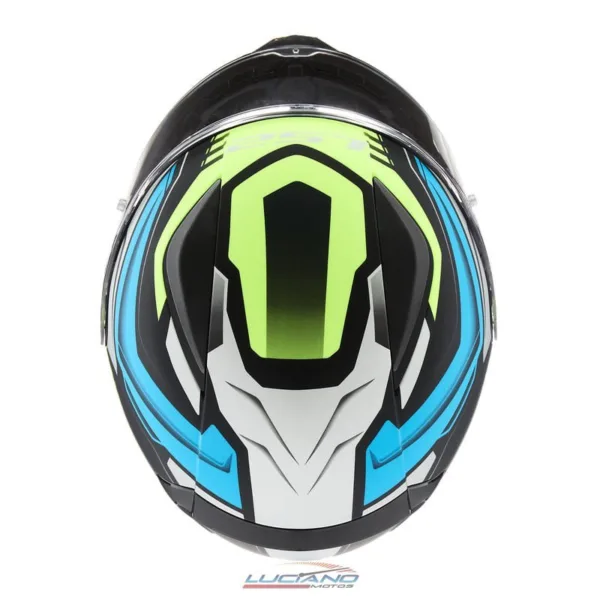 Casco LS2 353 Rapid Gale Mate Negro / Azul / Amarillo - Imagen 2