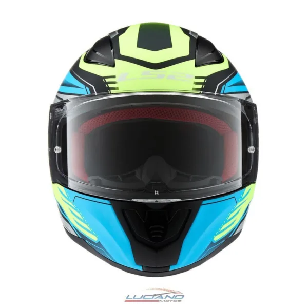 Casco LS2 353 Rapid Gale Mate Negro / Azul / Amarillo - Imagen 3