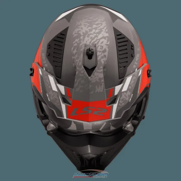 Casco LS2 606 Drifter Devor Titanium / Mate - Imagen 6