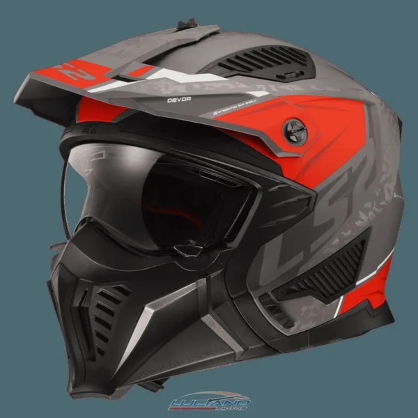 Casco LS2 606 Drifter Devor Titanium / Mate