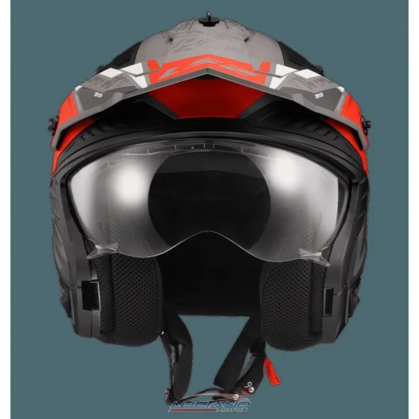 Casco LS2 606 Drifter Devor Titanium / Mate - Imagen 2