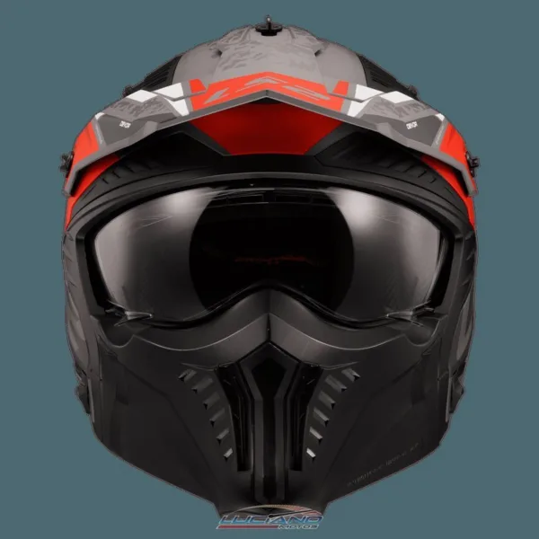 Casco LS2 606 Drifter Devor Titanium / Mate - Imagen 4