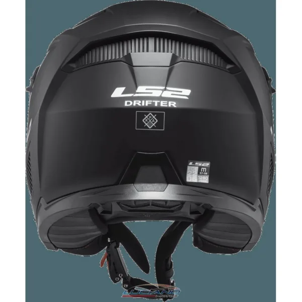 Casco LS2 606 Drifter Solid Negro / Mate - Imagen 5