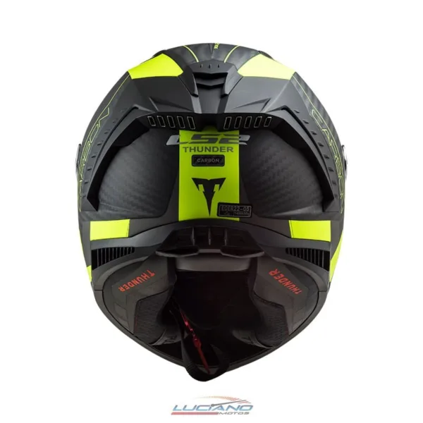 Casco LS2 805 Thunder Racing Negro / Amarillo - Imagen 5