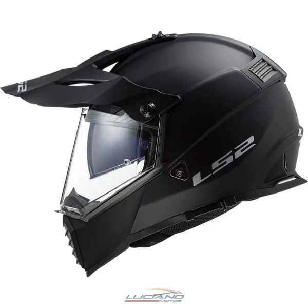 Casco LS2 MX436 Pioneer Negro Mate
