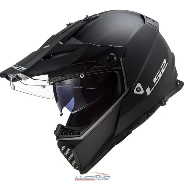 Casco LS2 MX436 Pioneer Negro Mate - Imagen 2