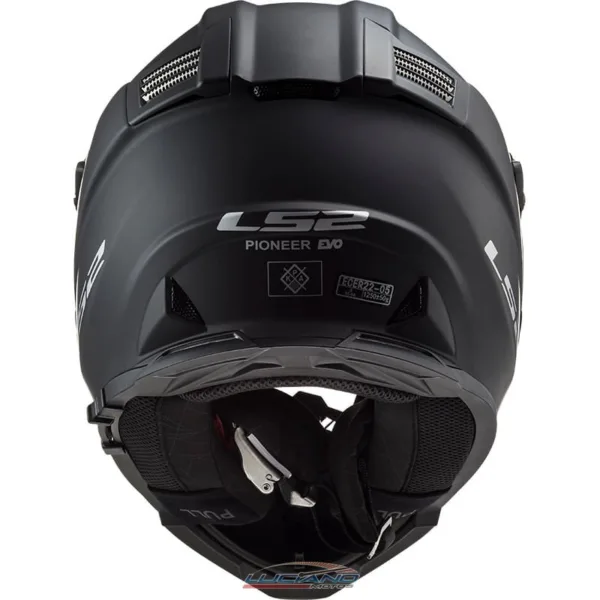 Casco LS2 MX436 Pioneer Negro Mate - Imagen 3