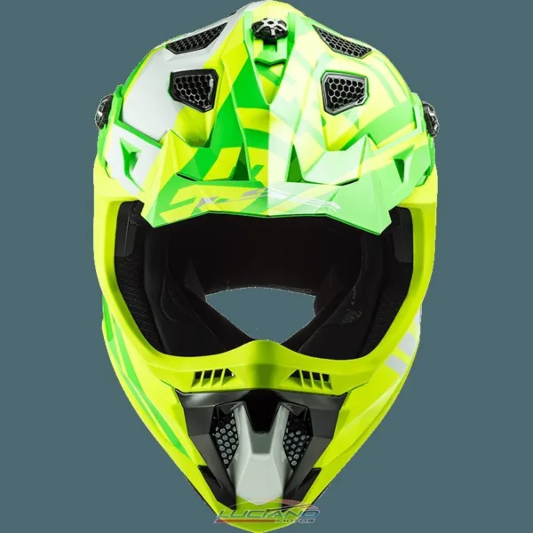Casco LS2 MX700 Subverter Gammax Amarillo / Verde Mate - Imagen 2