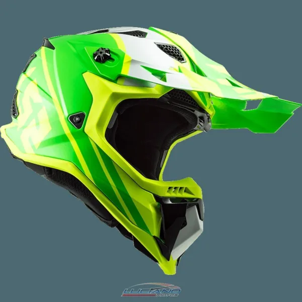 Casco LS2 MX700 Subverter Gammax Amarillo / Verde Mate - Imagen 3
