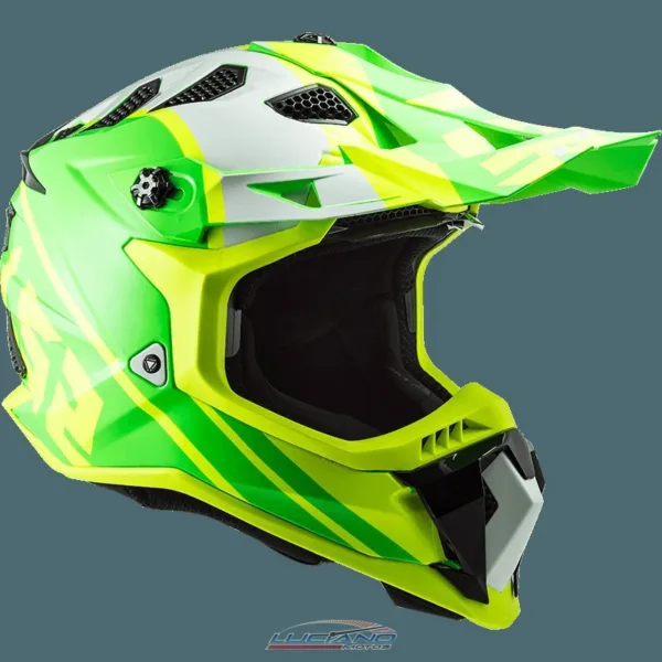Casco LS2 MX700 Subverter Gammax Amarillo / Verde Mate - Imagen 5