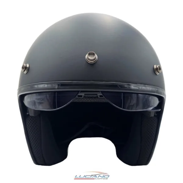 Casco LS2 Of601 Bob Negro Mate - Imagen 4