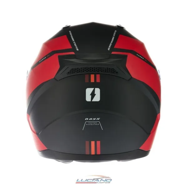 Casco MAC 067 Bass Cuard Negro / Rojo - Imagen 6