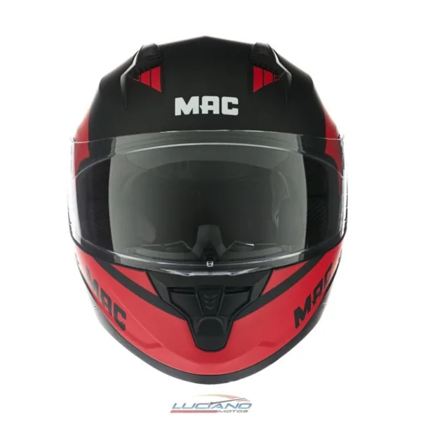 Casco MAC 067 Bass Cuard Negro / Rojo - Imagen 3