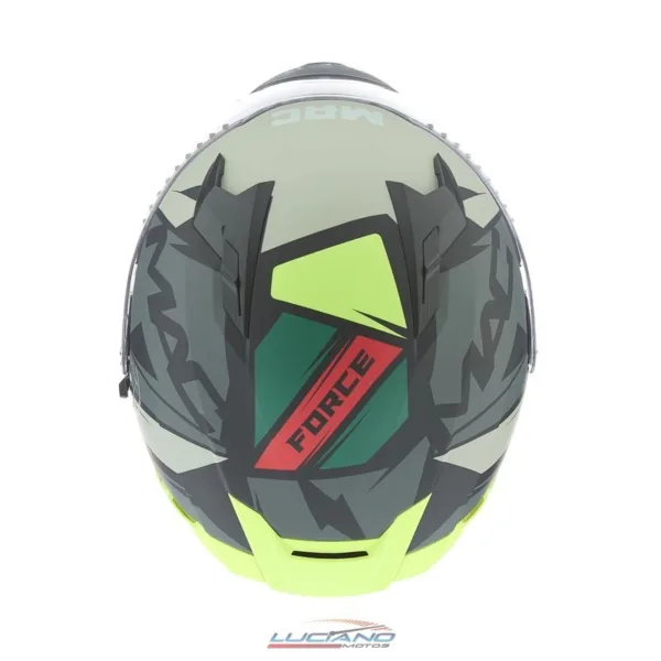 Casco Mac 069 Force Arkang Gris / Amarillo / Verde - Imagen 6