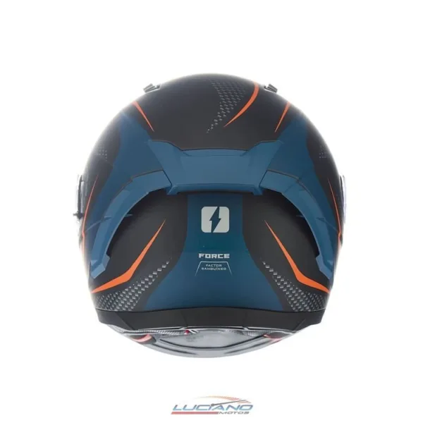 Casco Mac 069 Force Cirkus Negro / Azul / Mate - Imagen 6