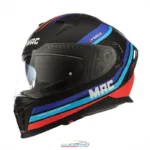 Casco MAC 069 Force Ottis Azul / Rojo / Mate