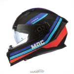 Casco MAC 069 Force Ottis Azul / Rojo / Mate - Imagen 3