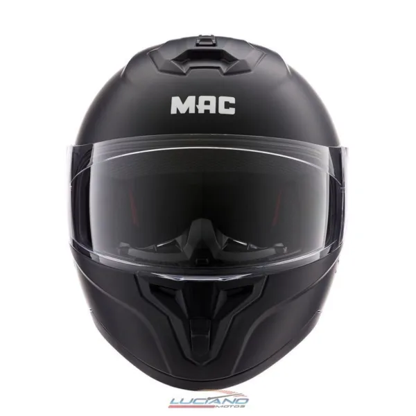 Casco Mac 070 Volt Solid Negro / Mate - Imagen 2