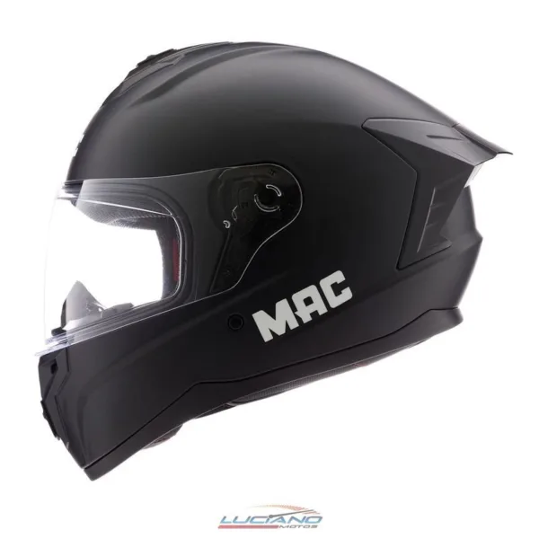 Casco Mac 070 Volt Solid Negro / Mate - Imagen 3