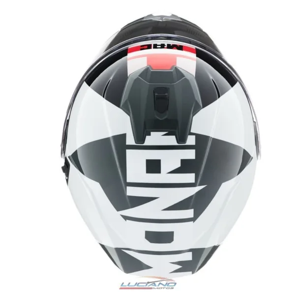 Casco Mac 166 Blaze Monarch Negro / Rojo / Brillo - Imagen 5