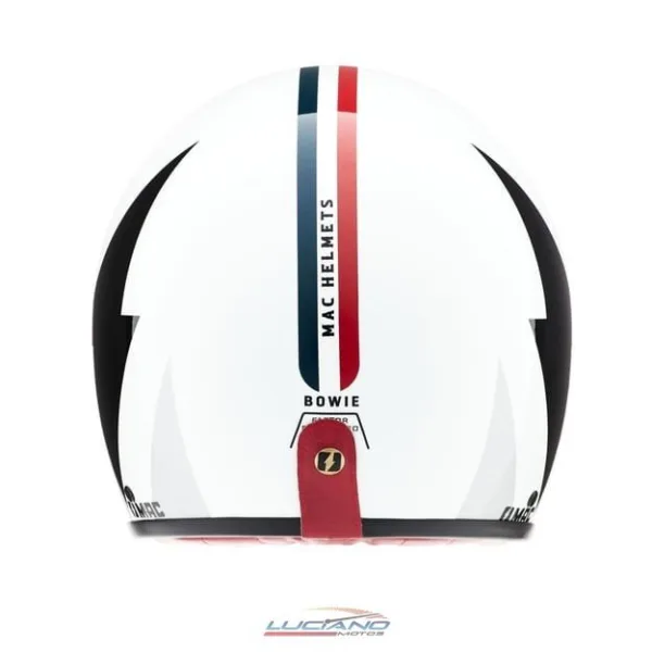 Casco Mac 181 Bowie Rain Blanco / Negro / Brillo - Imagen 7