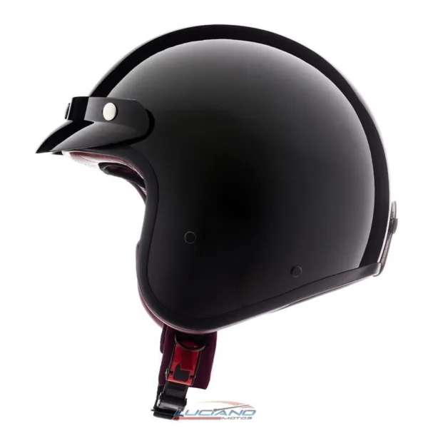 Casco Mac 181 Bowie Solid  / Negro / Brillo - Imagen 3